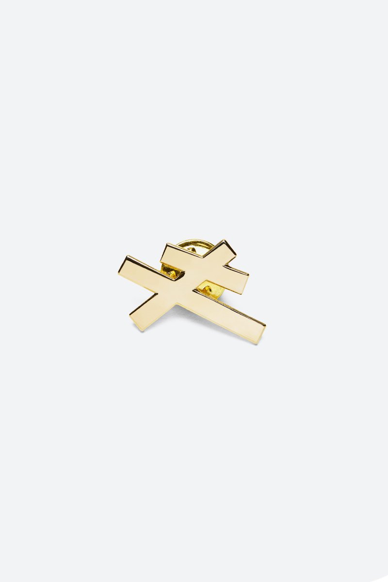 VLS Motif Pin Badge - Gold VLS Motif Pin Badge - Gold